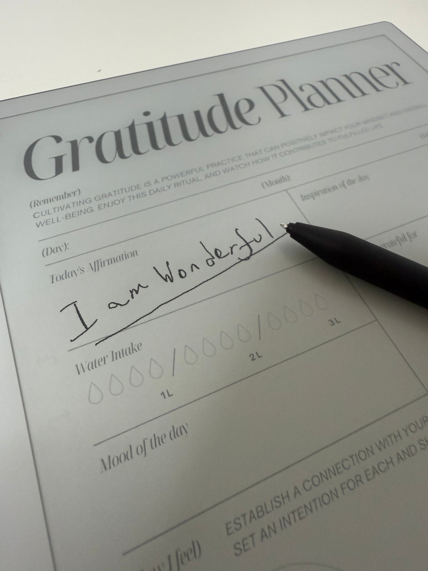 ForeverTemplate: Gratitude Planner
