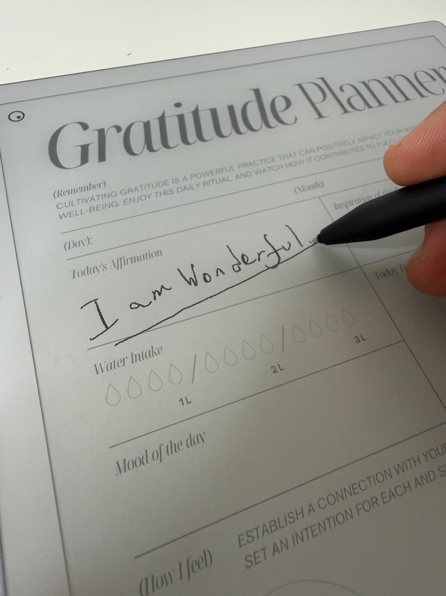 ForeverTemplate: Gratitude Planner