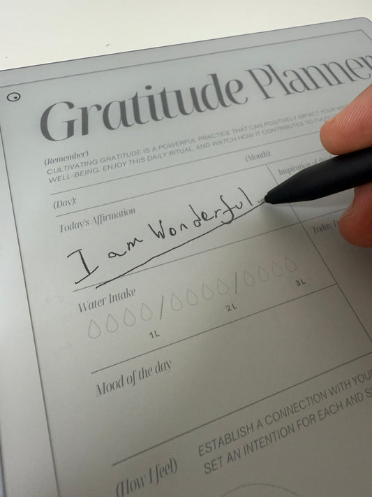 ForeverFree: Gratitude Planner Template
