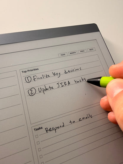 ForeverPlanner 2026 – Digital Planner for reMarkable, Kindle Scribe & BOOX