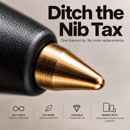 ForeverTip – Titanium Tip for reMarkable, Kindle Scribe & BOOX